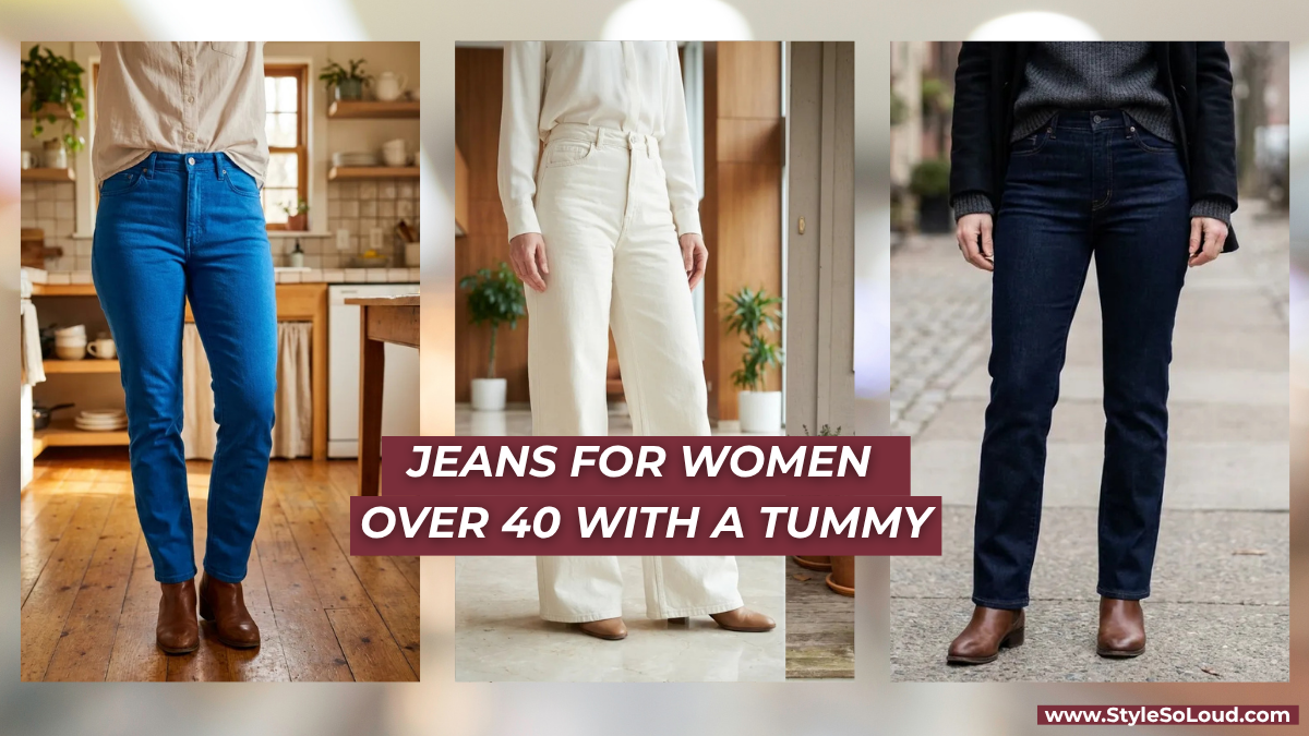Jeans for Women Over 40 With a Tummy
