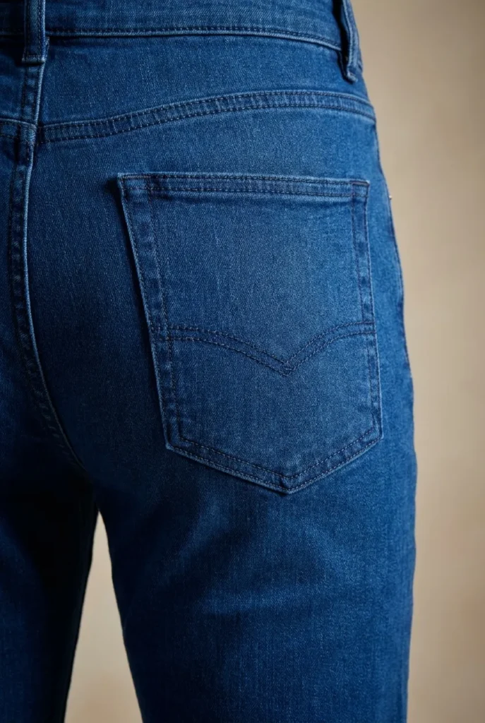 Subtle lifting topstitching