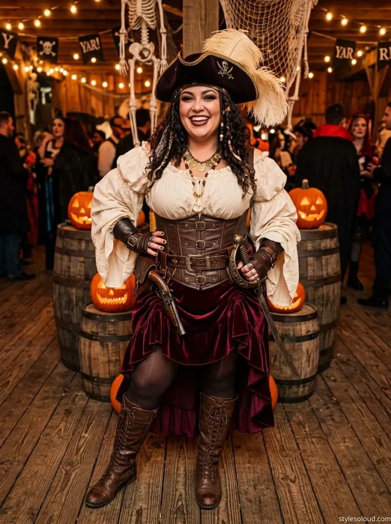 Swashbuckling Pirate Captain Halloween Costume