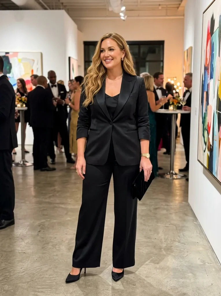Tailored Silk Tuxedo Suit