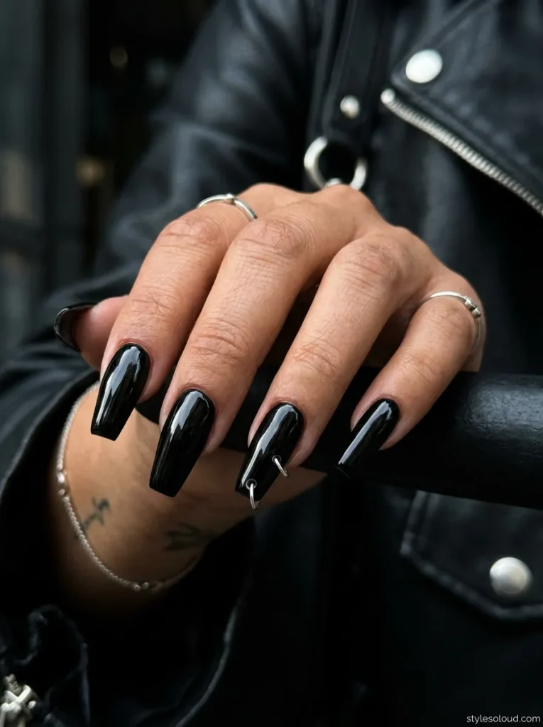 Tapered Coffin Nails with Pierced Nail Tips