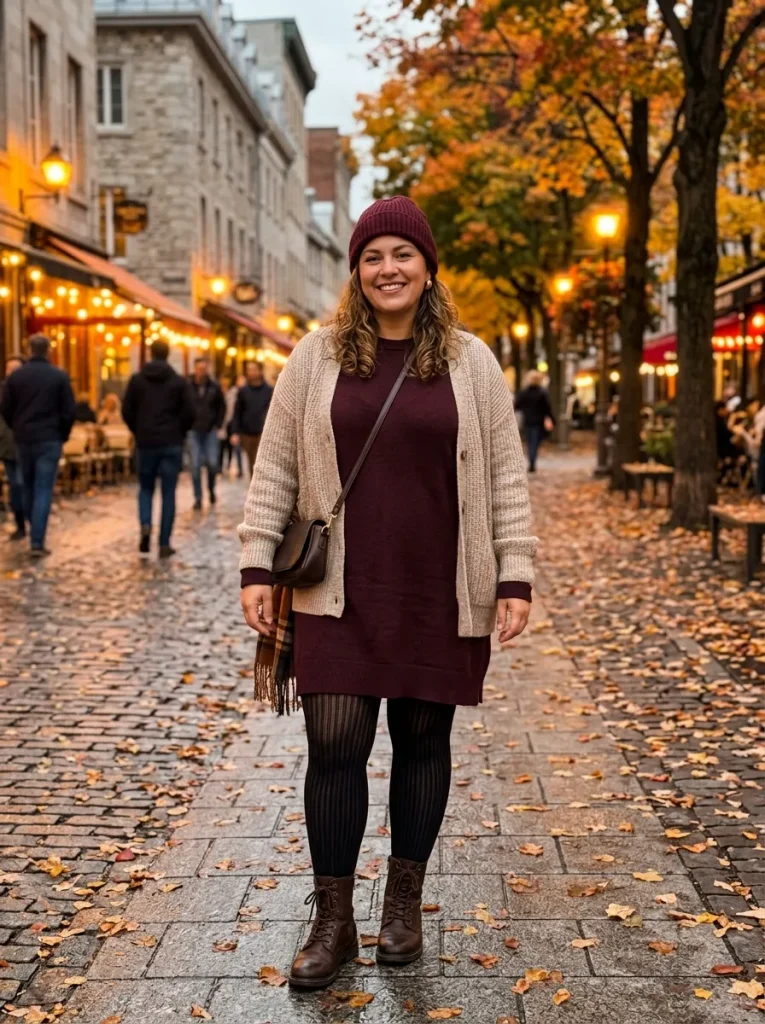 Textured Tights to Warm Up a Dress or Skirt