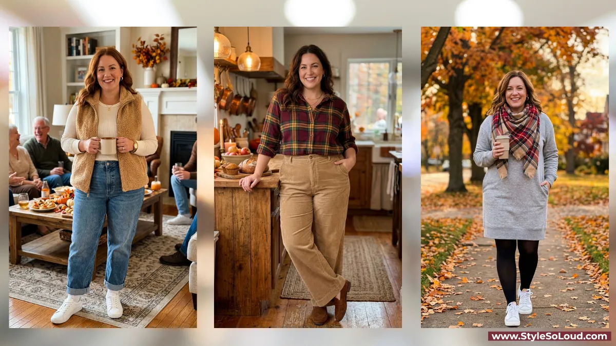 18 Thanksgiving Casual Outfits for Plus Size Women (Casual & Comfortable)