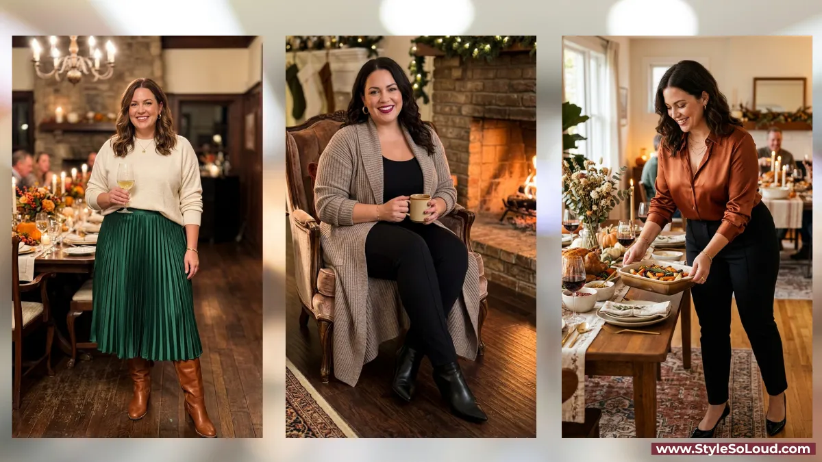 23 Thanksgiving Dinner Outfits for Plus Size Women