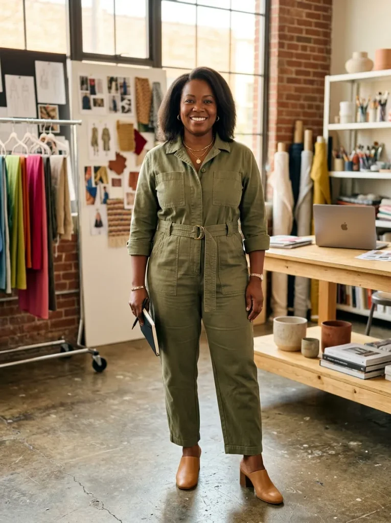 The Belted Utility Jumpsuit