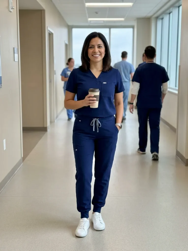 The Monochromatic Navy Jogger Set
