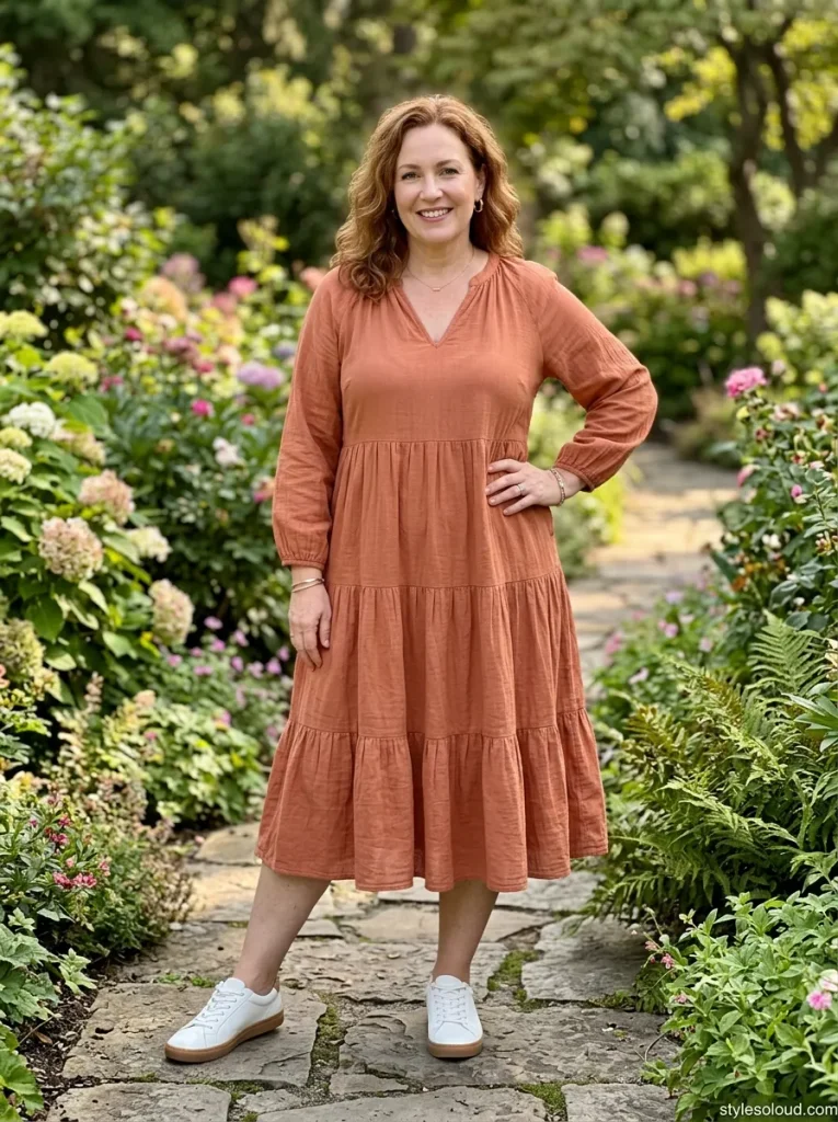 The Tiered Midi Dress