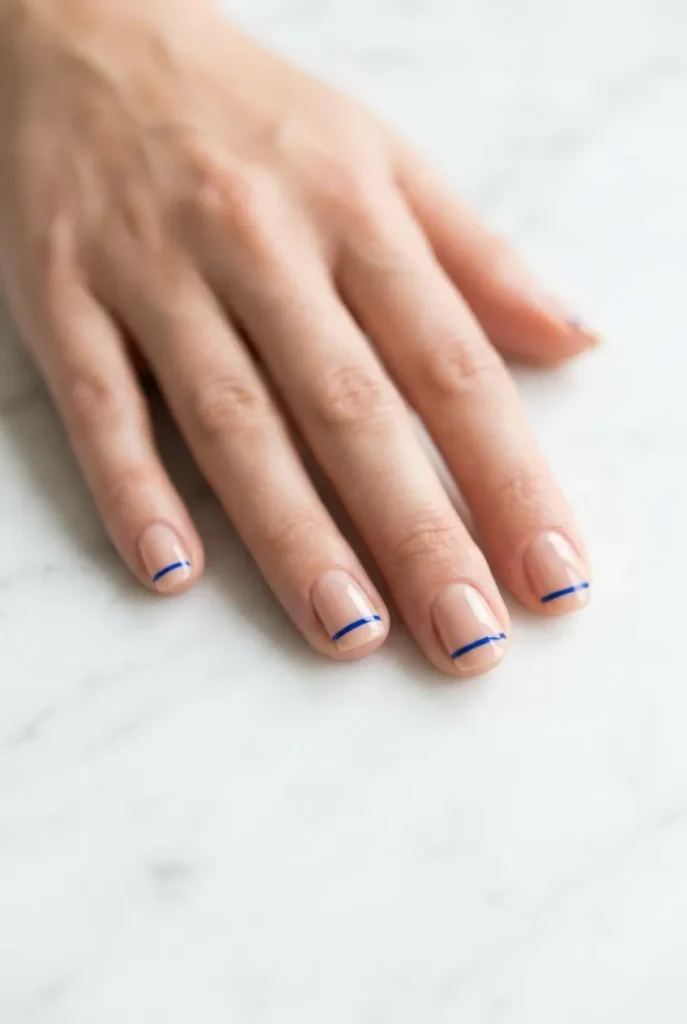 Thin blue line minimalist