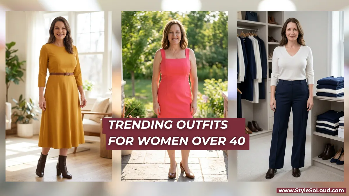 Trending outfits for women over 40