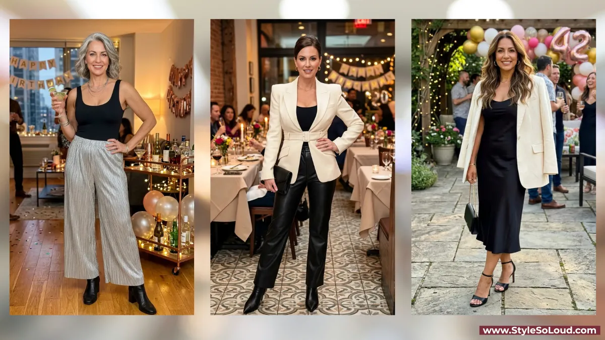 20 Trendy Birthday Outfits for Women Over 40