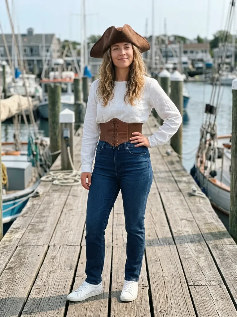 A Classic Tricorn Pirate Hat