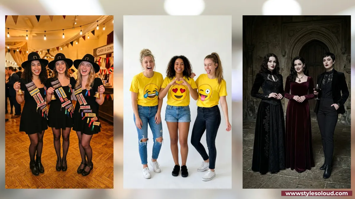 14 Trio Halloween Costumes for a Memorable Group Look