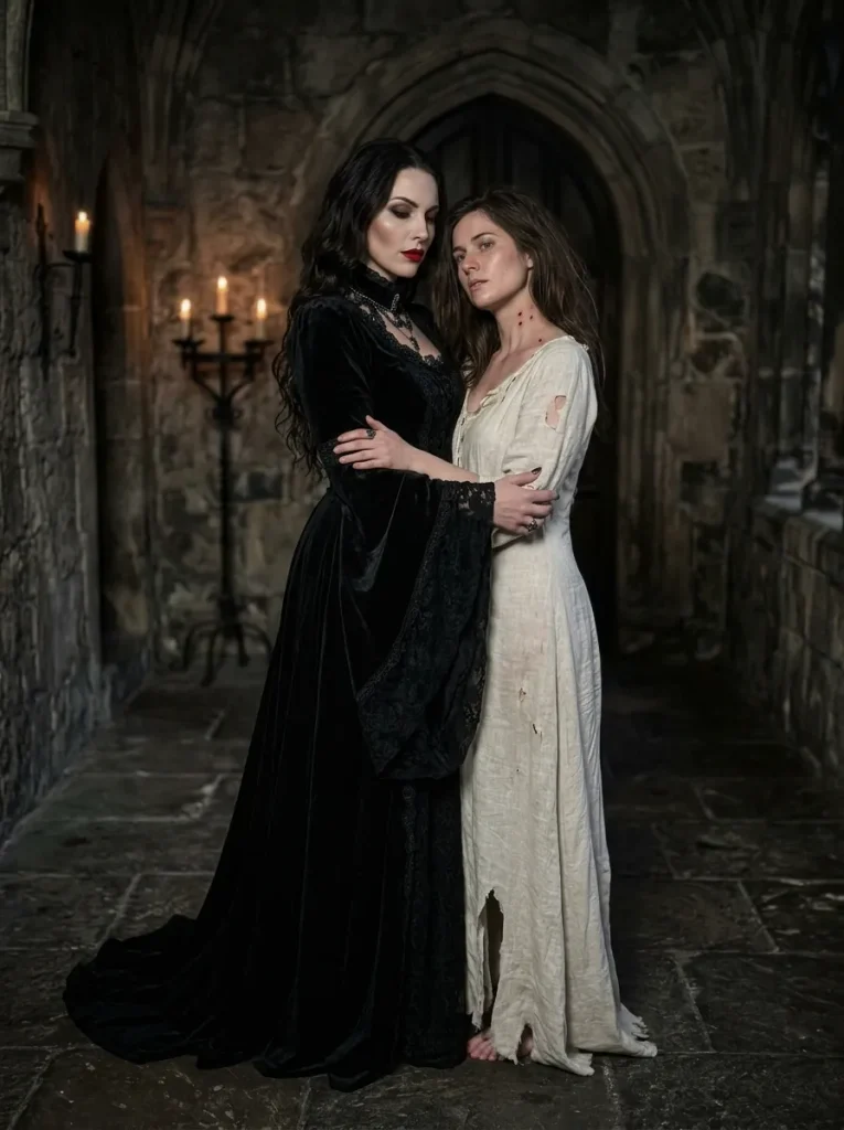 Couples Costume: Vampire and Victim