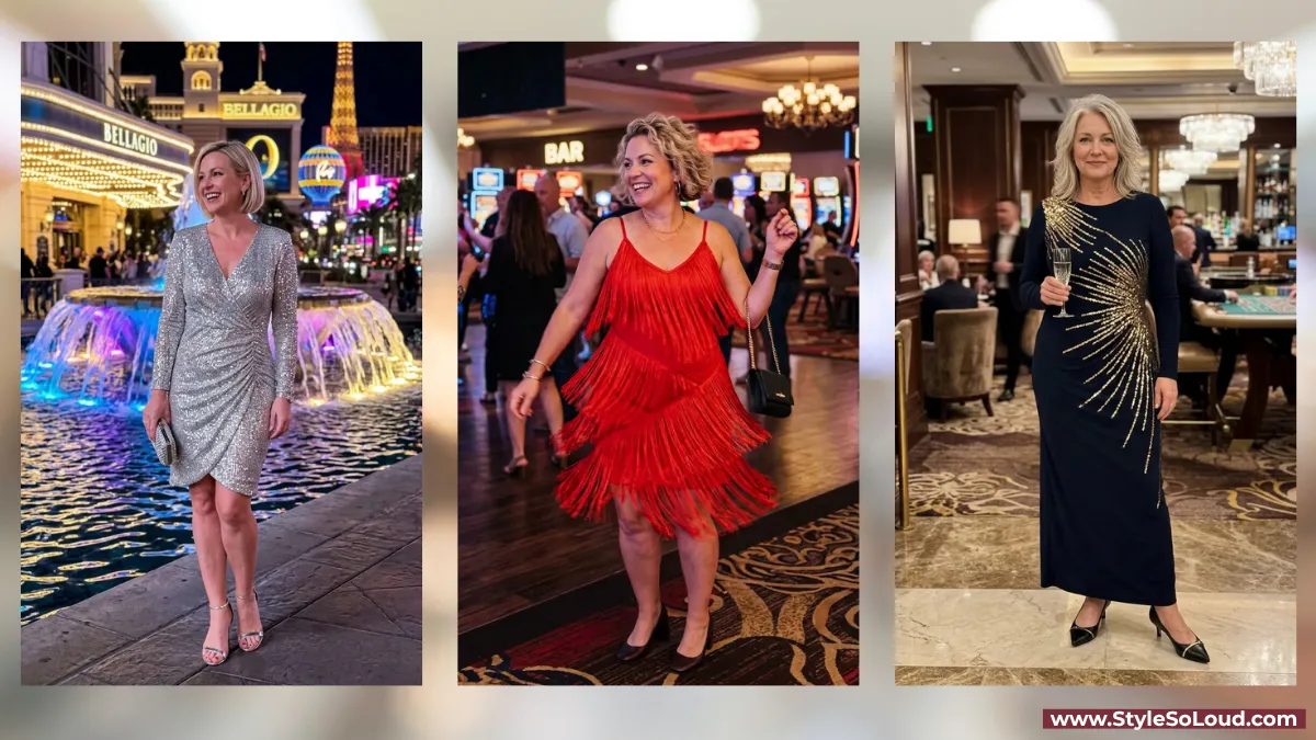 Vibrant Las Vegas Outfit Ideas For Women Over 40