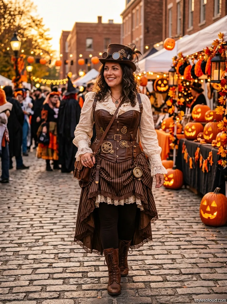 Victorian Steampunk Explorer Halloween Costume