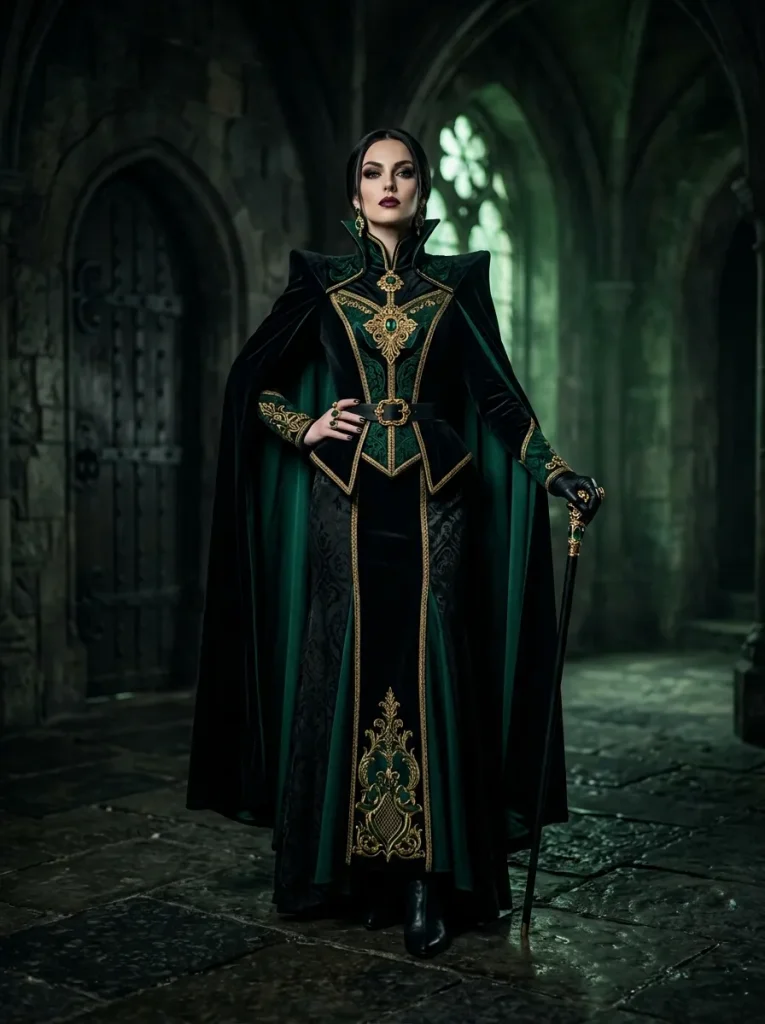A Villain Twist in Black and Emerald