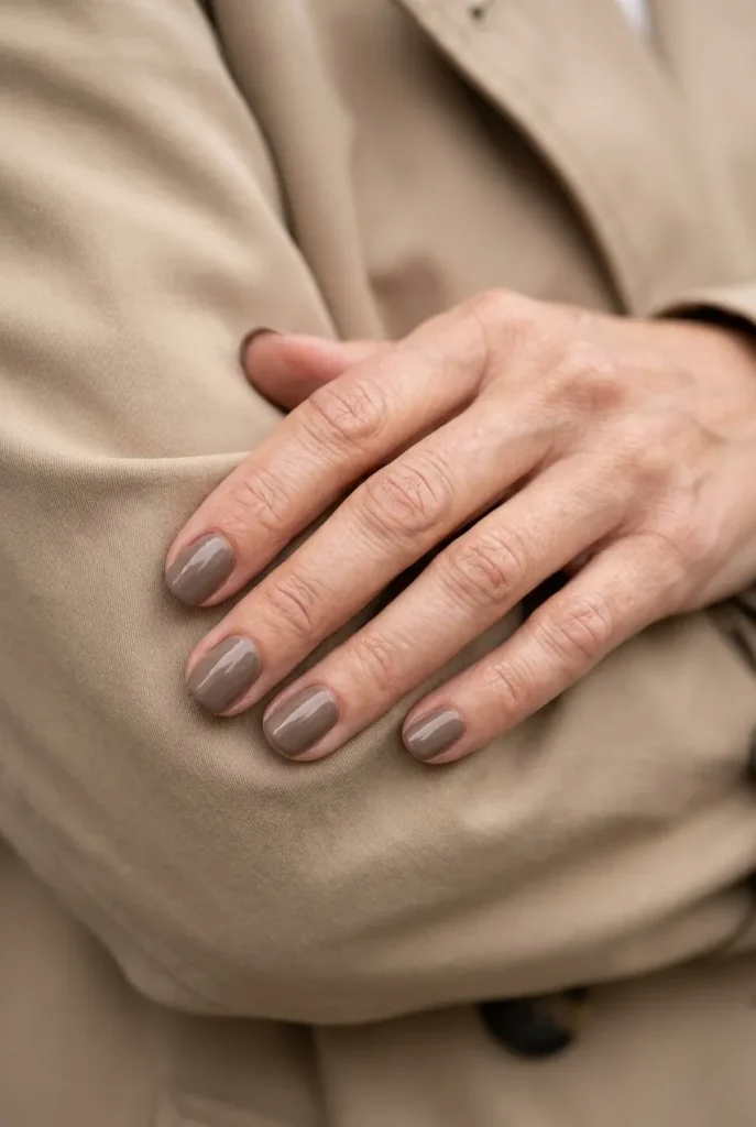  Reach for a Warm Taupe as Your Go-To Neutral nails design