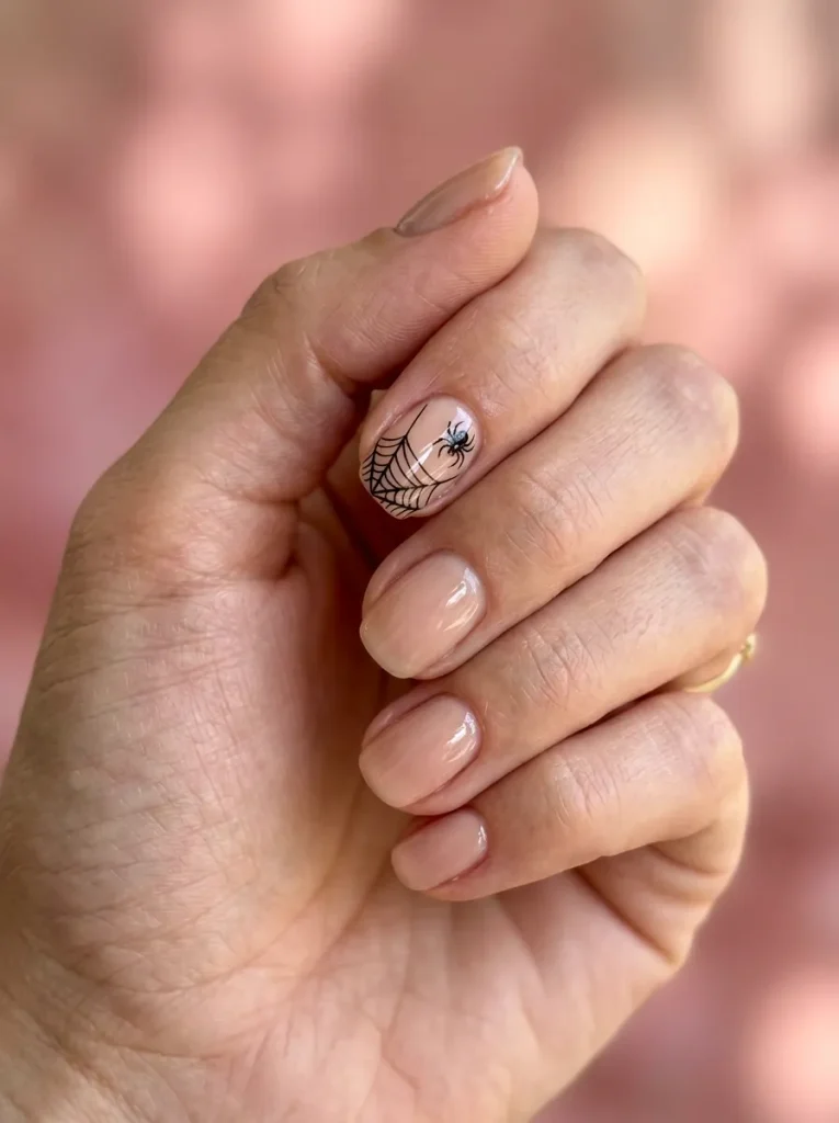 Add a Tiny Painted Spider to the Web