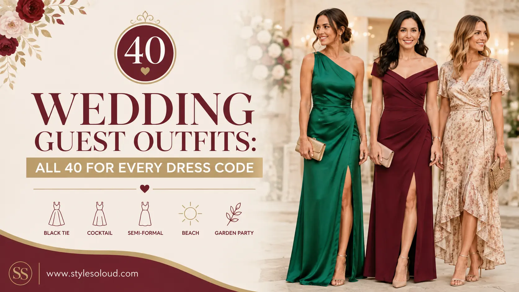 Wedding Guest Outfits Over 40 for Every Dress Code 15 Looks That Feel Like You