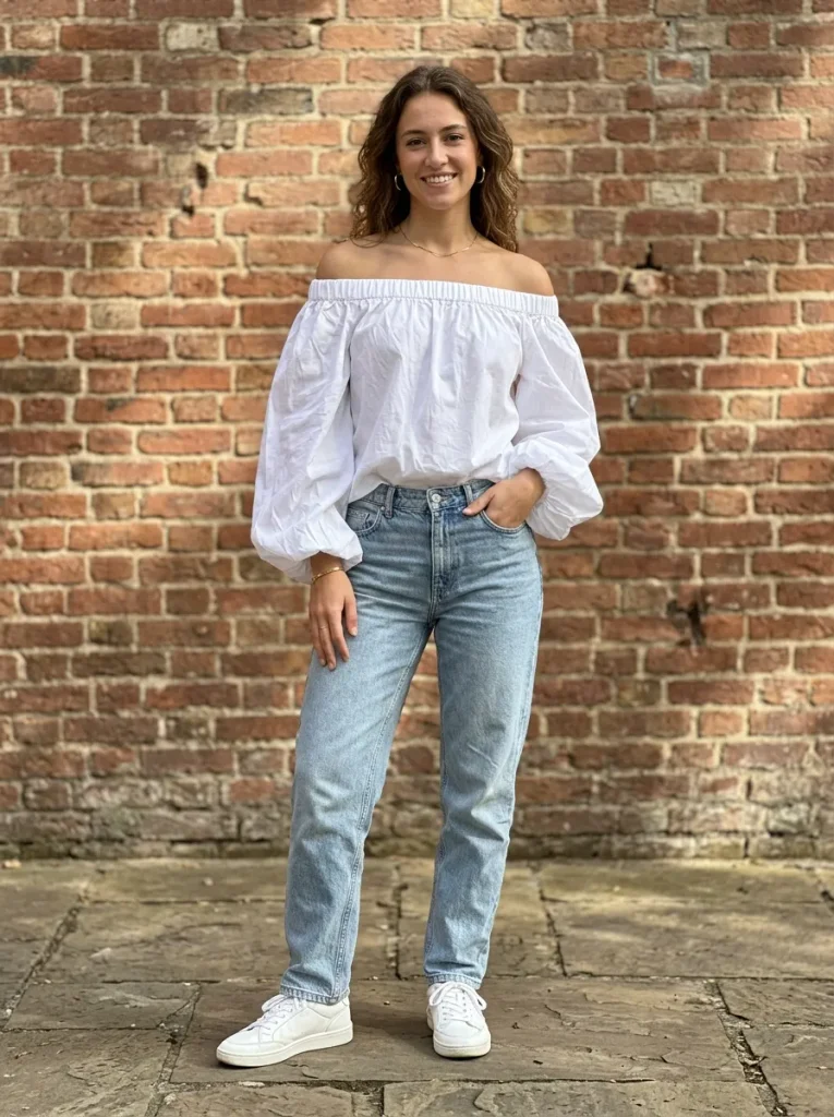 The White Off-Shoulder Blouse Every Pirate Starts With