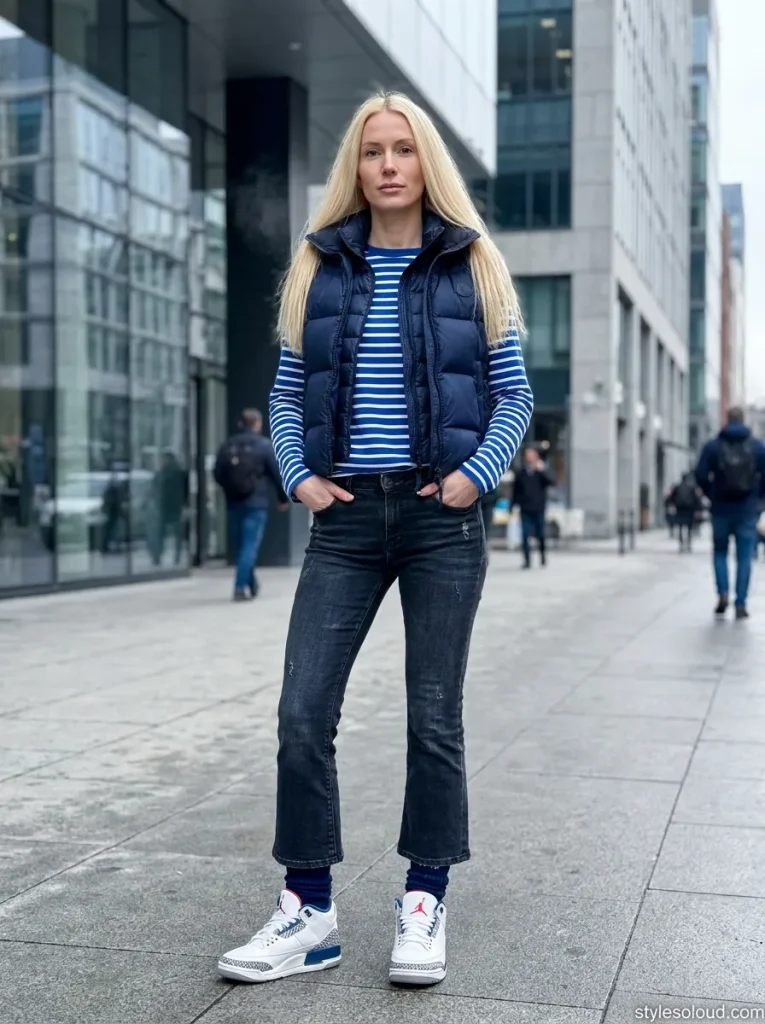 Winter Layering with a Puffer Vest