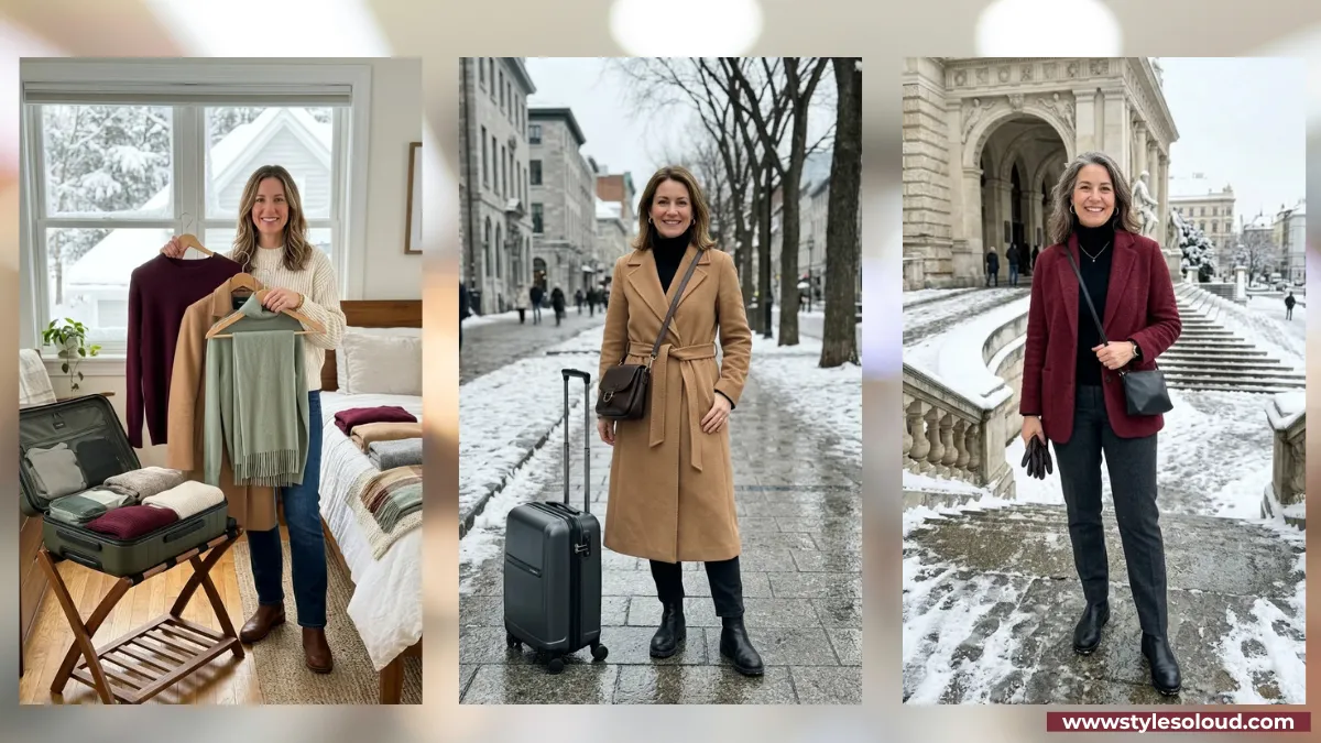 17 Winter Travel Outfits for Women Over 40 That Pack Light and Still Look Put Together