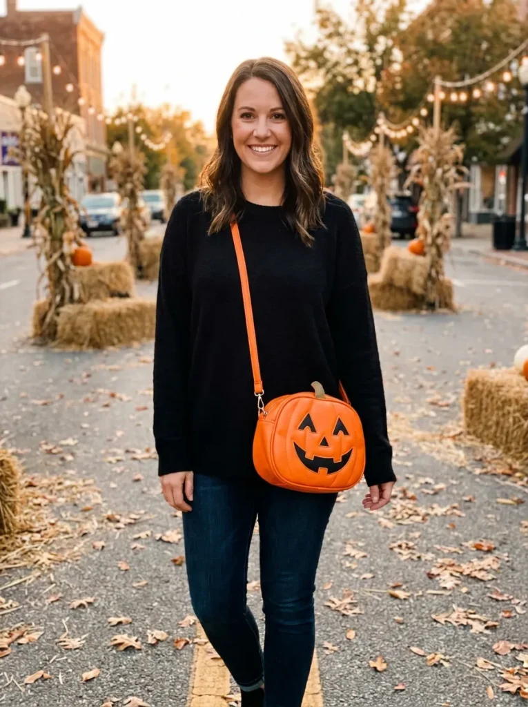 Finish With a Pumpkin Bag or Spooky Purse