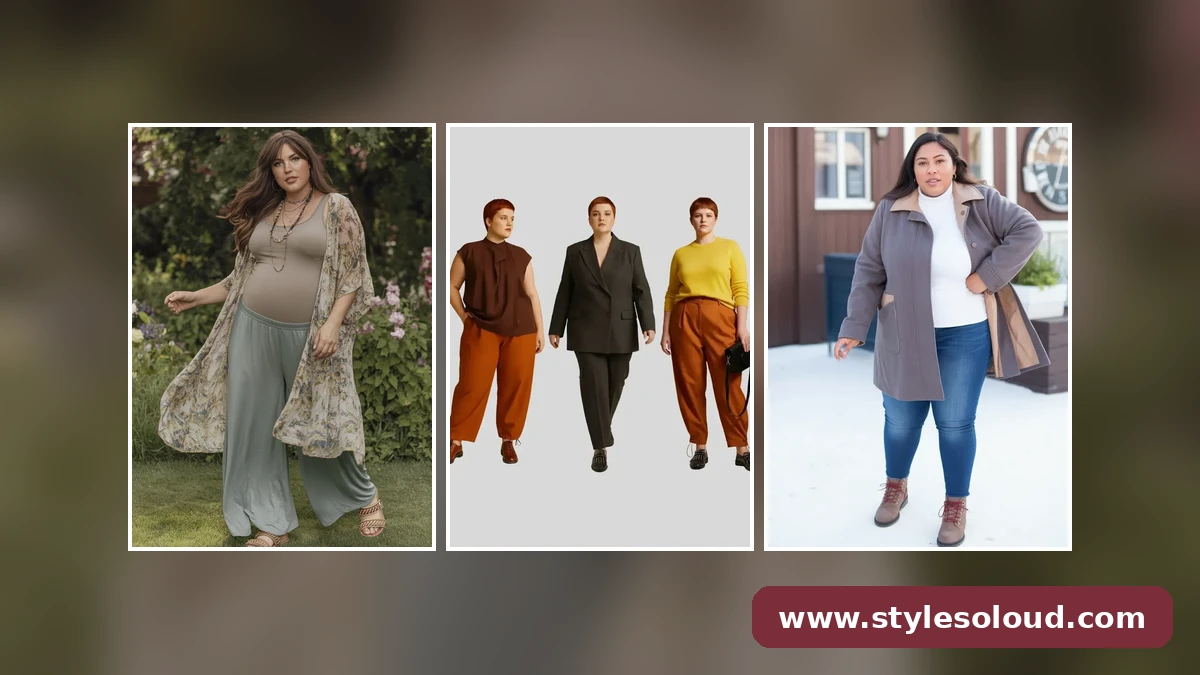 15 Plus Size Capsule Wardrobe Outfits That Flatter Big Bellies