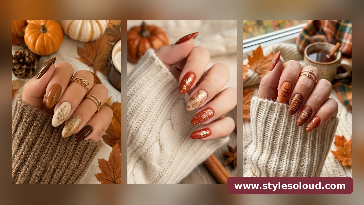 23 Pumpkin Spice Nails You Need to Try This Fall
