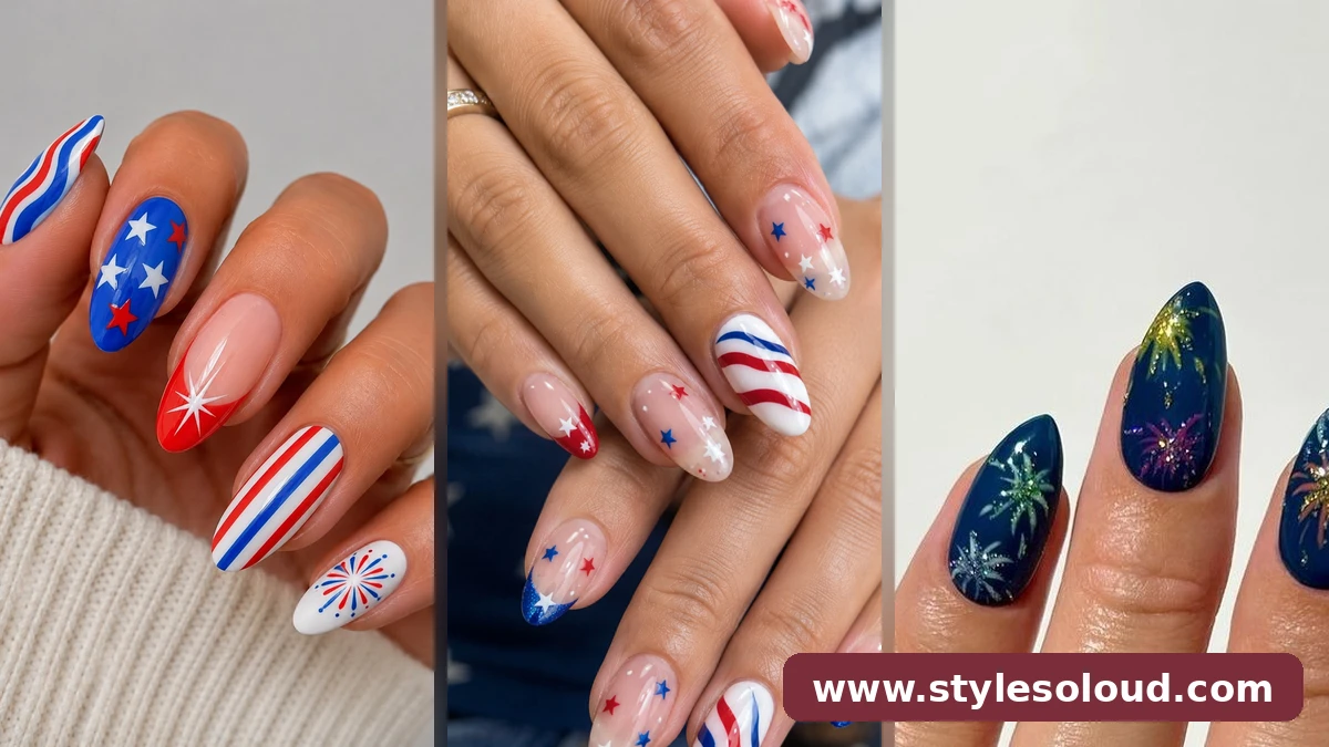 33 Navy Blue Patriotic Nail Designs Women Over 50 Will Love