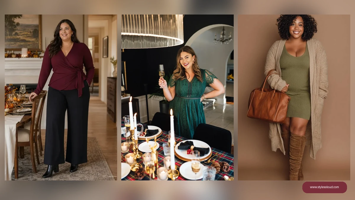 23 Thanksgiving Outfits That Flatter a Big Belly