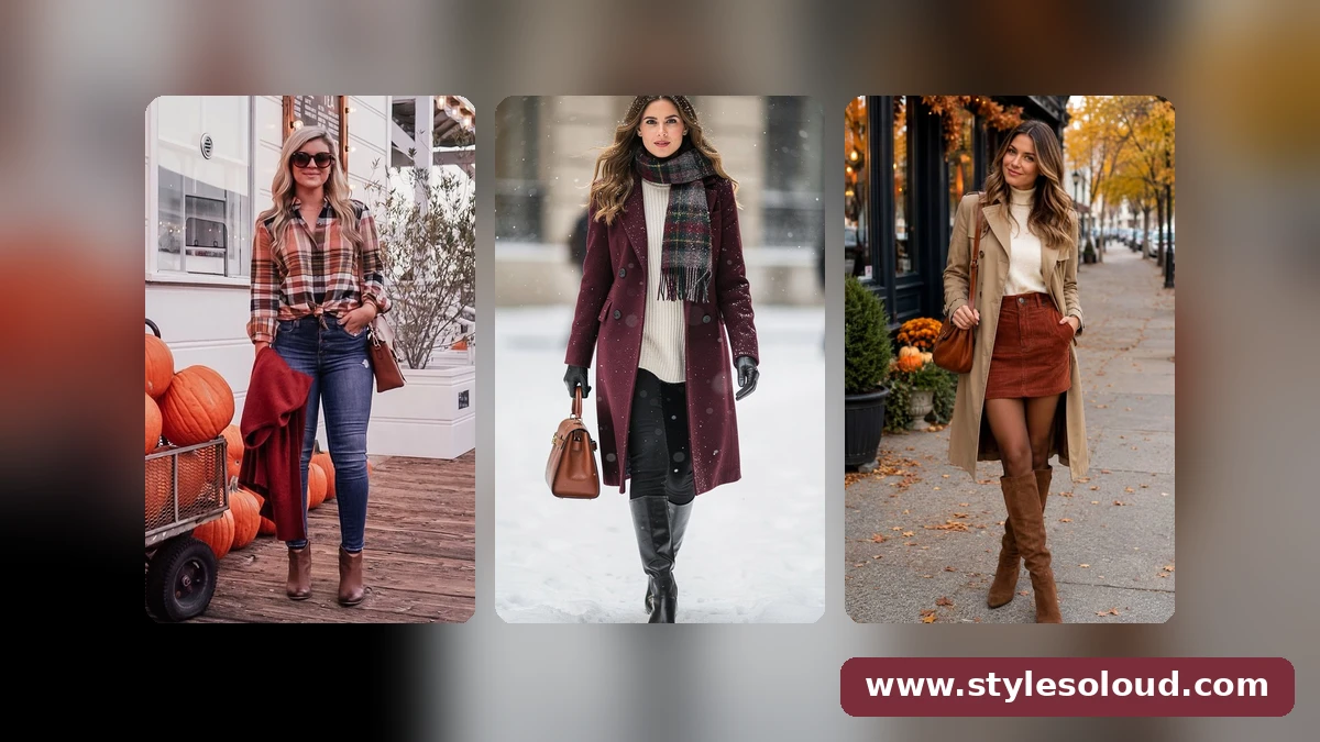 22 Thanksgiving Outfits in Plaid, Suede and Rich Fall Colors