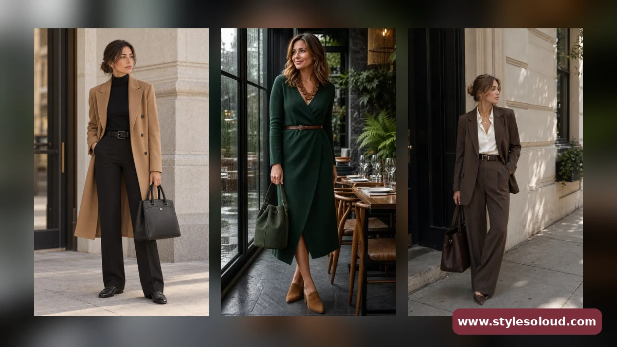 20 Classy Fall Work Outfits for Women Over 40 That Look Polished Without the Fuss