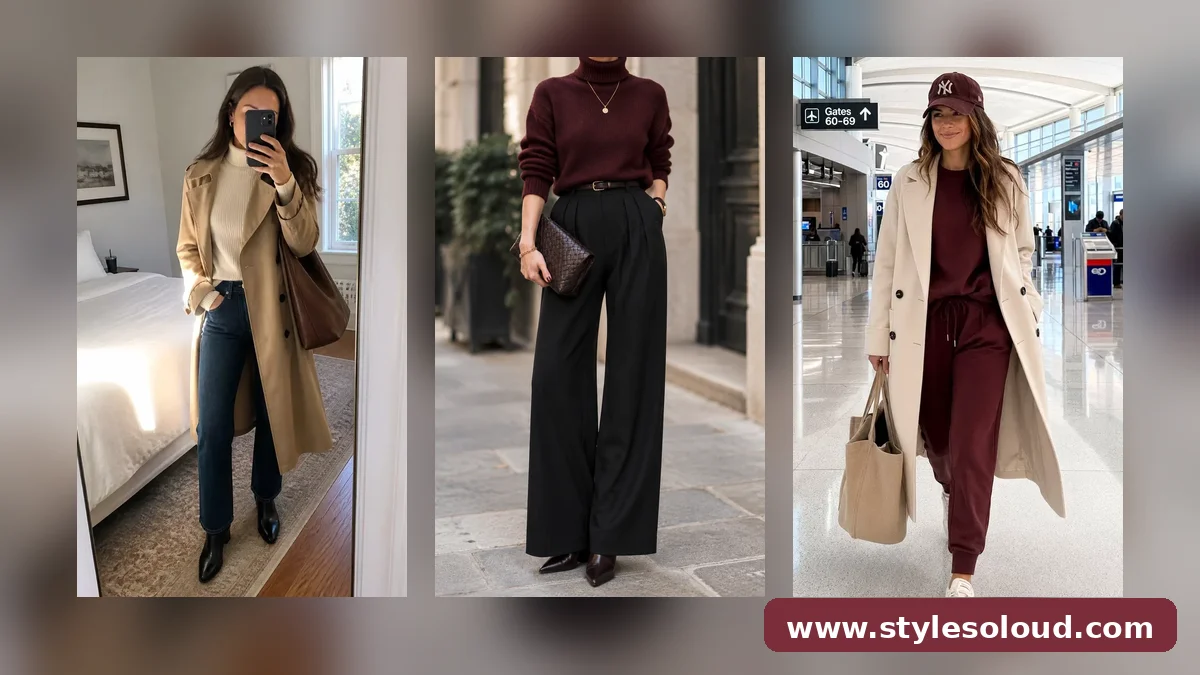 Thanksgiving travel outfits for women featured image