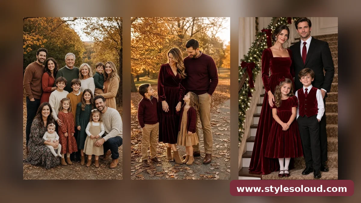 Thanksgiving family photo outfits featured image
