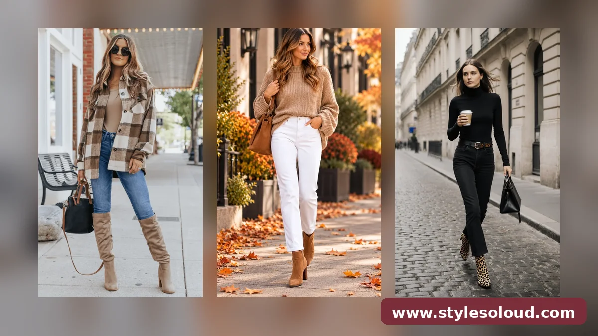 22 Thanksgiving Outfits With Jeans and Boots That Feel Easy, Warm, and Holiday Ready