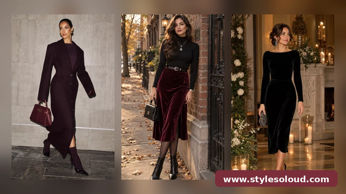 28 Dark Feminine Fall Outfits That Feel Bold, Soft, and Beautifully Mysterious