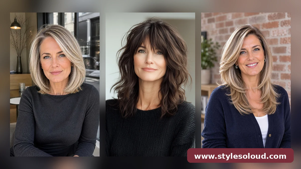 24 Layered Haircuts for Women Over 50 That Make Thin Hair Look Twice as Full