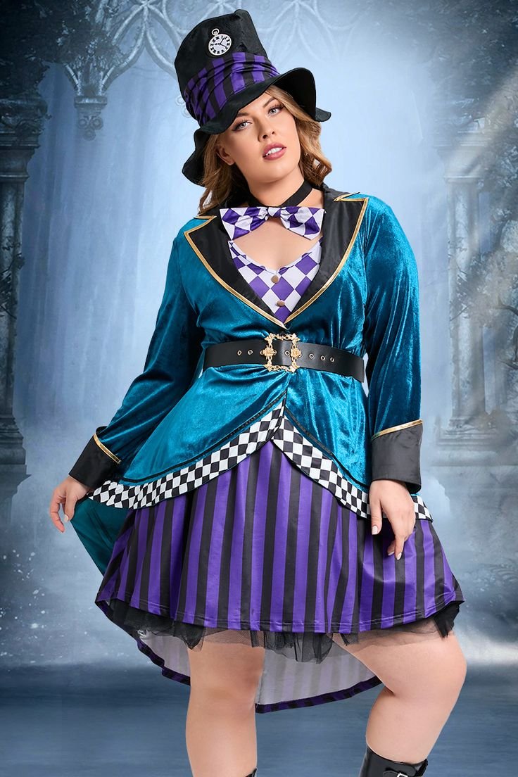 Cute midsize Halloween costume: Mad Hatter suit