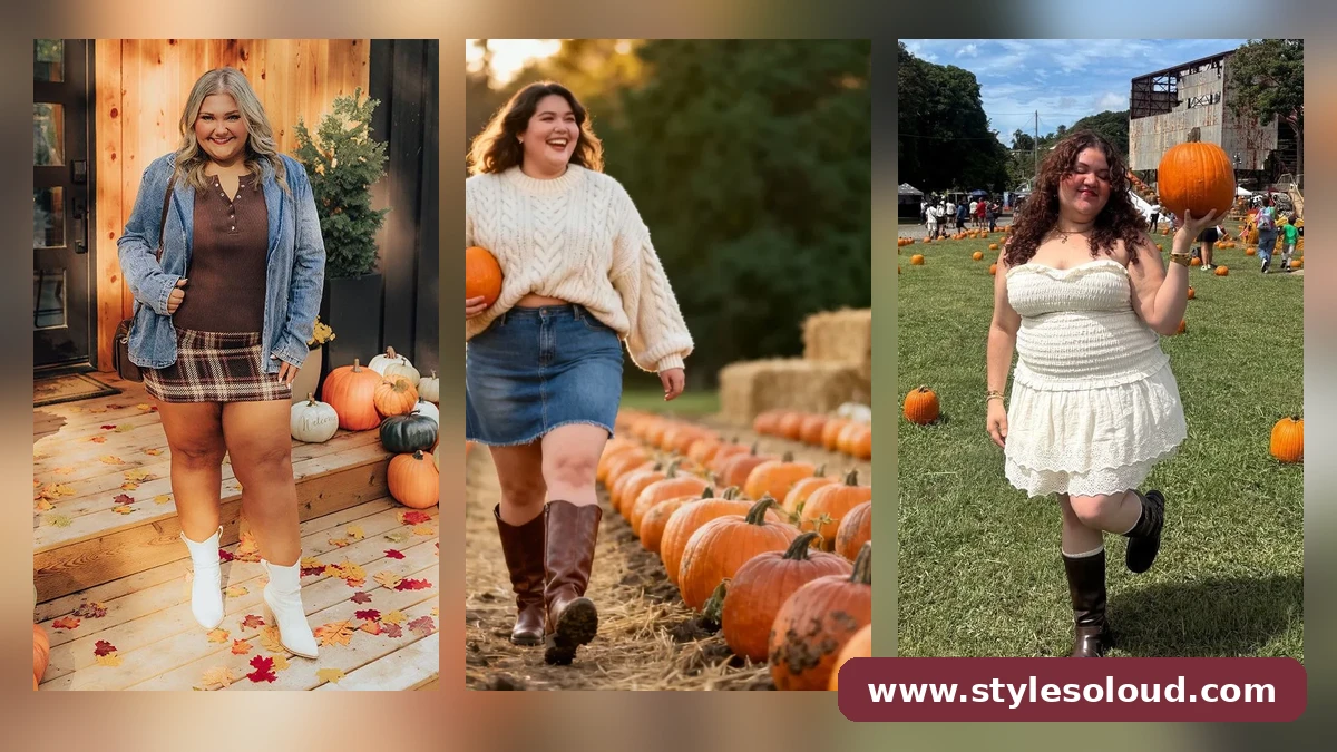 27 Flattering Plus-Size Pumpkin Patch Outfits for Fall
