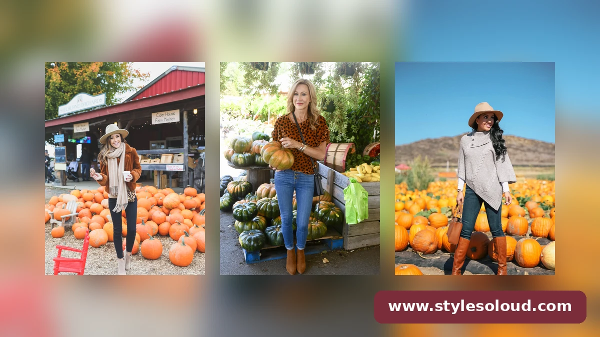 25 Classy Pumpkin Patch Outfits Women Over 40 Will Love