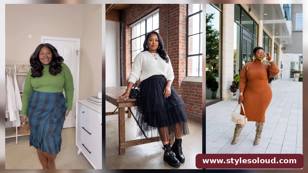 25 Cute Plus-Size Thanksgiving Outfits for Black Women That Photograph Beautifully
